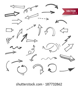 Vector illustration of Arrows