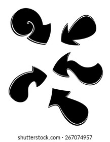 Vector illustration of arrows