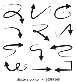 vector illustration of arrows