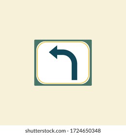 Vector illustration arrows signpost 
isolated on white and green background

