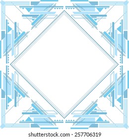 Vector illustration of an art deco ornaments for invitation, wedding and other design templates 