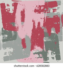 Vector illustration of artistic background. Abstract modern art. Contemporary design.