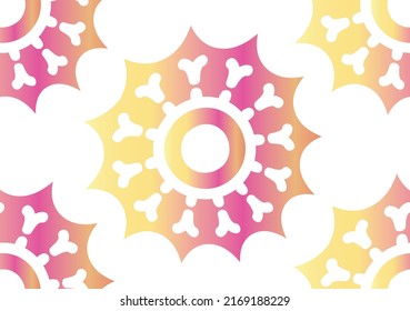 Vector illustration with artistic gradient pattern