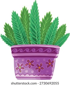 A vector illustration artwork of a cactus plant showcases artistic style and clean design, emphasizing the plant’s distinctive shape and modern visual appeal.
