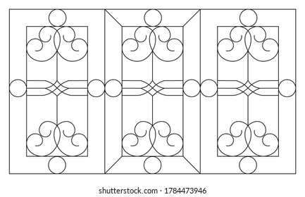 A vector illustration artwork of geometrical design.	
