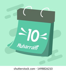 Vector Illustration of Ashura Day. Yaum Ashura, translated: the tenth day of Muharram in the Islamic calendar