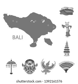 Vector illustration of asian and geography sign. Collection of asian and tourism stock vector illustration.