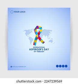 vector illustration for Asperger's day