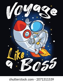 Vector illustration of an Astronaut