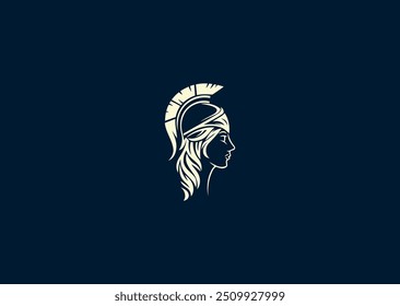 Vector illustration of Athena Logo Design