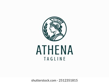 Vector illustration of Athena Logo Design