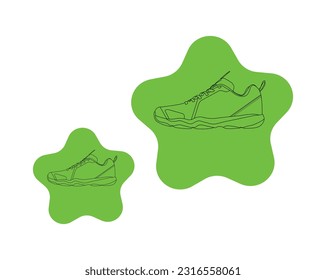 Vector Illustration Of Athletic Shoes Stock Photo | Royalty-Free 
 running shoes vector free, Sports shoes vector design stock vector. Illustration of design, 