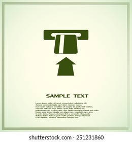 Vector illustration of ATM 