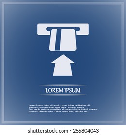 Vector illustration of ATM 