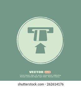 Vector illustration of ATM 