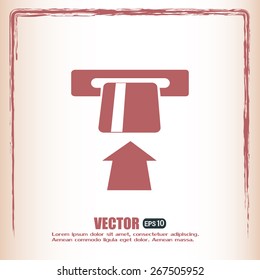 Vector illustration of ATM 