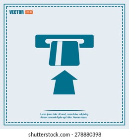 Vector illustration of ATM 