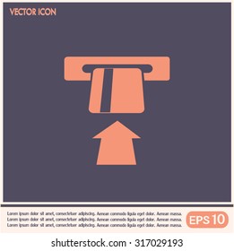 Vector illustration of ATM 