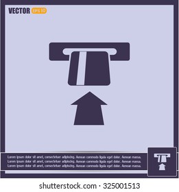 Vector illustration of ATM 