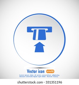 Vector illustration of ATM 