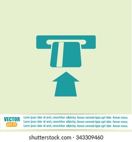 Vector illustration of ATM 