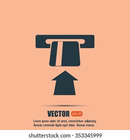 Vector illustration of ATM 