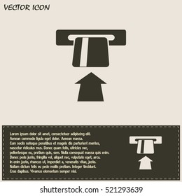 Vector illustration of ATM 