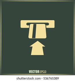 Vector illustration of ATM 