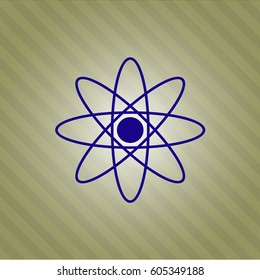 Vector illustration of Atom icon vector illustration
