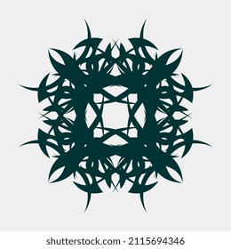 vector illustration of attractive symmetrical ornaments for room decoration or cover and cloth screen printing