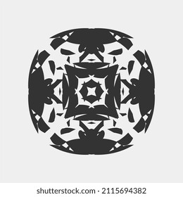 vector illustration of attractive symmetrical ornaments for room decoration or cover and cloth screen printing