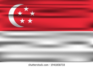 Vector Illustration of August 9th Singapore's independence day. city-state Singapore National Day. Abstract Design.