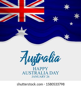 Vector illustration of Australia day Celebration on January 26th.