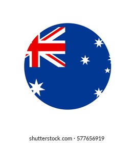 vector illustration of Australia flag