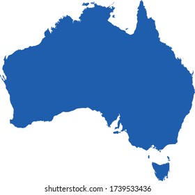 vector illustration of Australia map