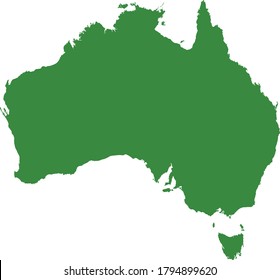 vector illustration of Australia map