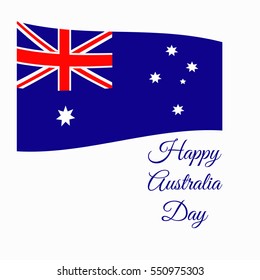 Vector illustration of Australiac Day card eps 10