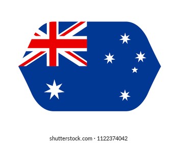 vector illustration of Australian flag