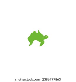 vector illustration of australian turtle