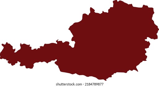 Vector Illustration of Austria map