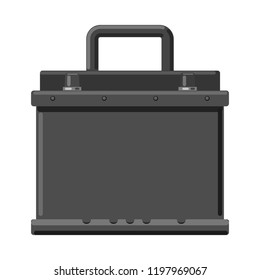 Vector illustration of auto and part sign. Set of auto and car stock symbol for web.