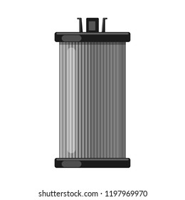 Vector illustration of auto and part symbol. Set of auto and car stock vector illustration.