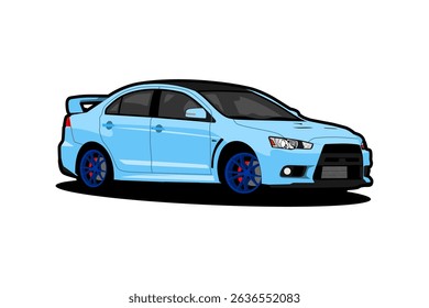 vector illustration of automotive sports car