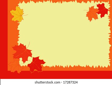 vector illustration "autumn"