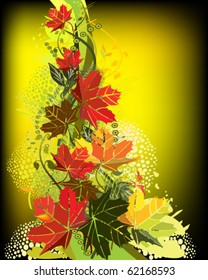 vector illustration of autumn