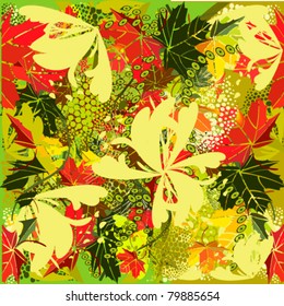 vector illustration of  autumn