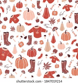 Vector illustration of autumn element