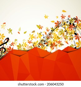Vector Illustration of Autumn Leaves