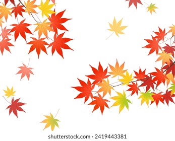 Vector illustration of autumn leaves