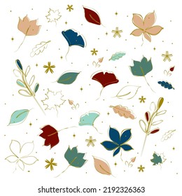 Vector illustration. Autumn pattern. Autumn theme. Thanksgiving and Halloween. Pattern for textile products.